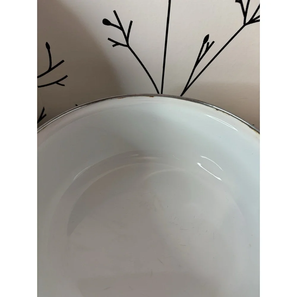 Lincoware Callaway Metals Bowl Set, White Green, 6.5